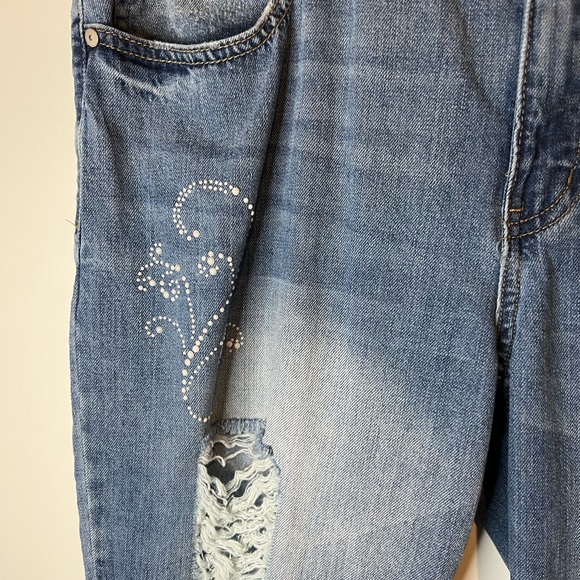 Hannah-Distressed Skinny jeans size 12 - Picture 11 of 12